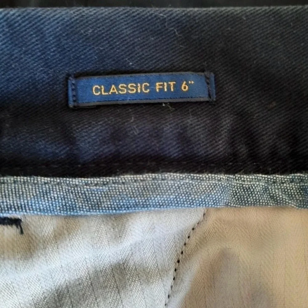 POLO RALPH LAUREN NAVY BLUE WALK SHORTS FLAT FRONT 29 COLLEGE FALL PREPPY